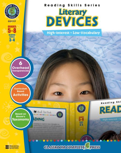 Cover of the book Literary Devices Gr. 5-8 by Brenda Rollins, Classroom Complete Press Ltd