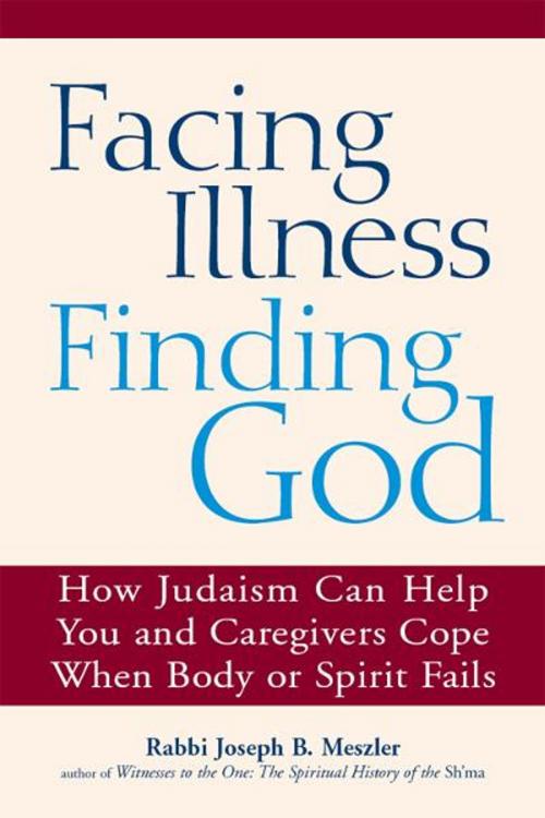 Cover of the book Facing Illness, Finding God: How Judaism Can Help You and Caregivers Cope When Body or Spirit Fails by Rabbi Joseph B. Meszler, Jewish Lights Publishing