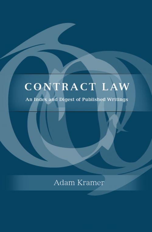 Cover of the book Contract Law by Mr Adam Kramer, Bloomsbury Publishing