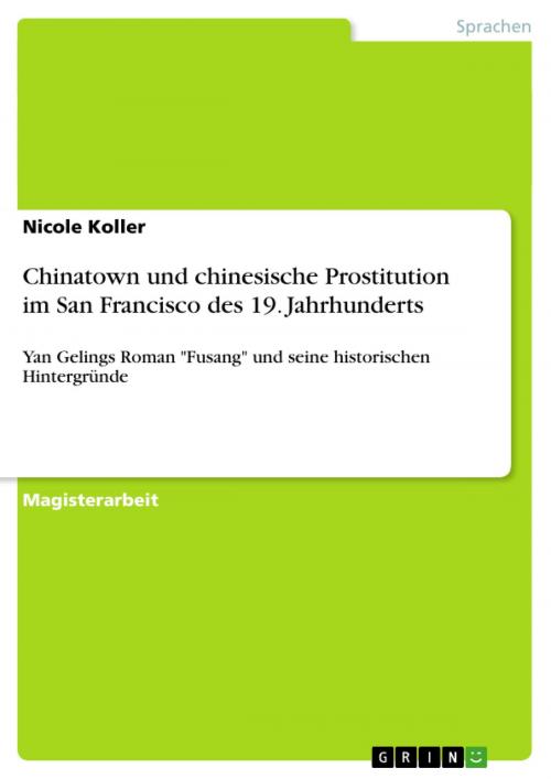 Cover of the book Chinatown und chinesische Prostitution im San Francisco des 19. Jahrhunderts by Nicole Koller, GRIN Verlag