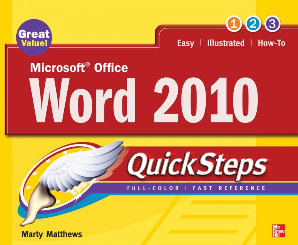 Big bigCover of Microsoft Office Word 2010 QuickSteps
