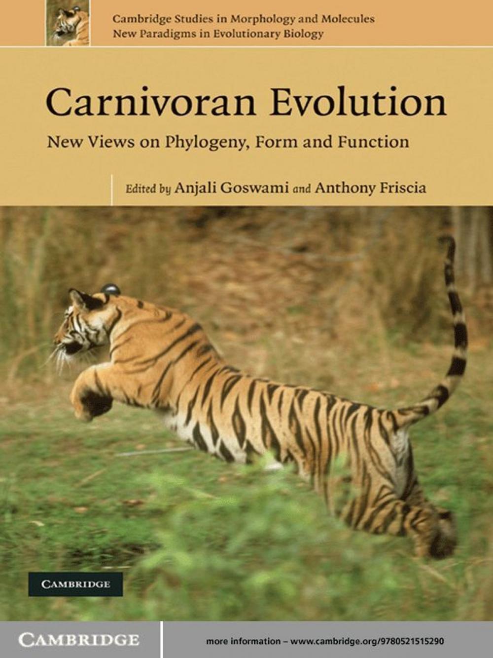 Big bigCover of Carnivoran Evolution