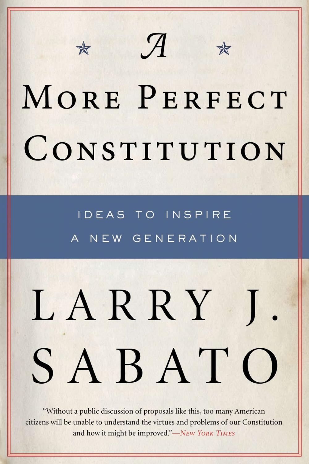 Big bigCover of A More Perfect Constitution