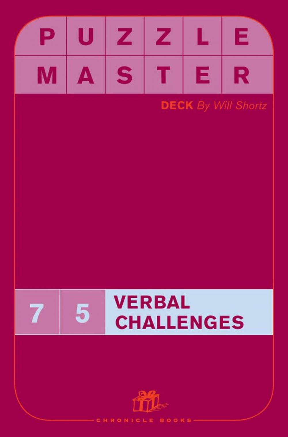 Big bigCover of Puzzlemaster Deck: 75 Verbal Challenges