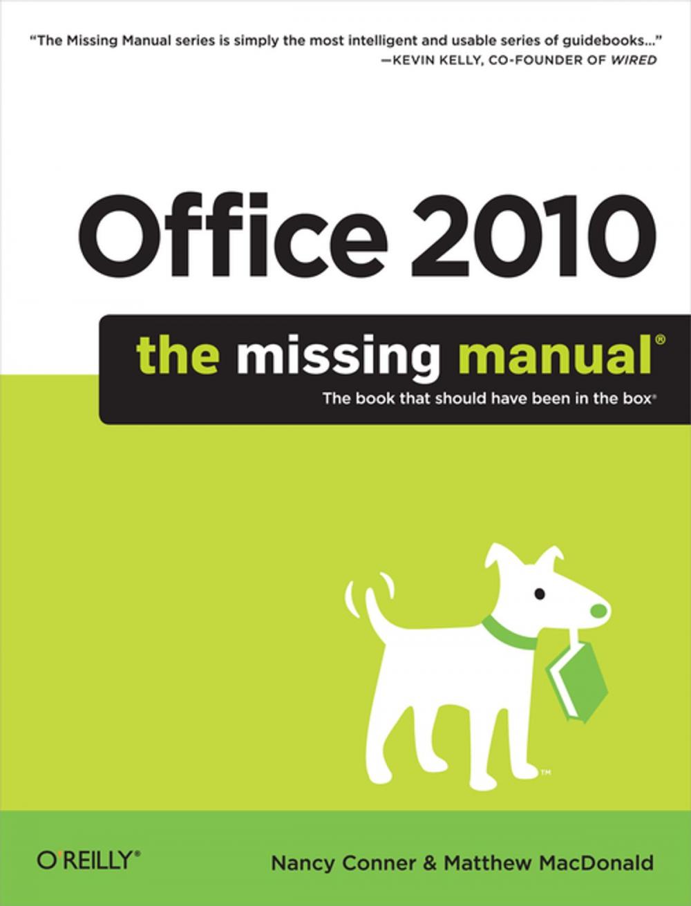 Big bigCover of Office 2010: The Missing Manual