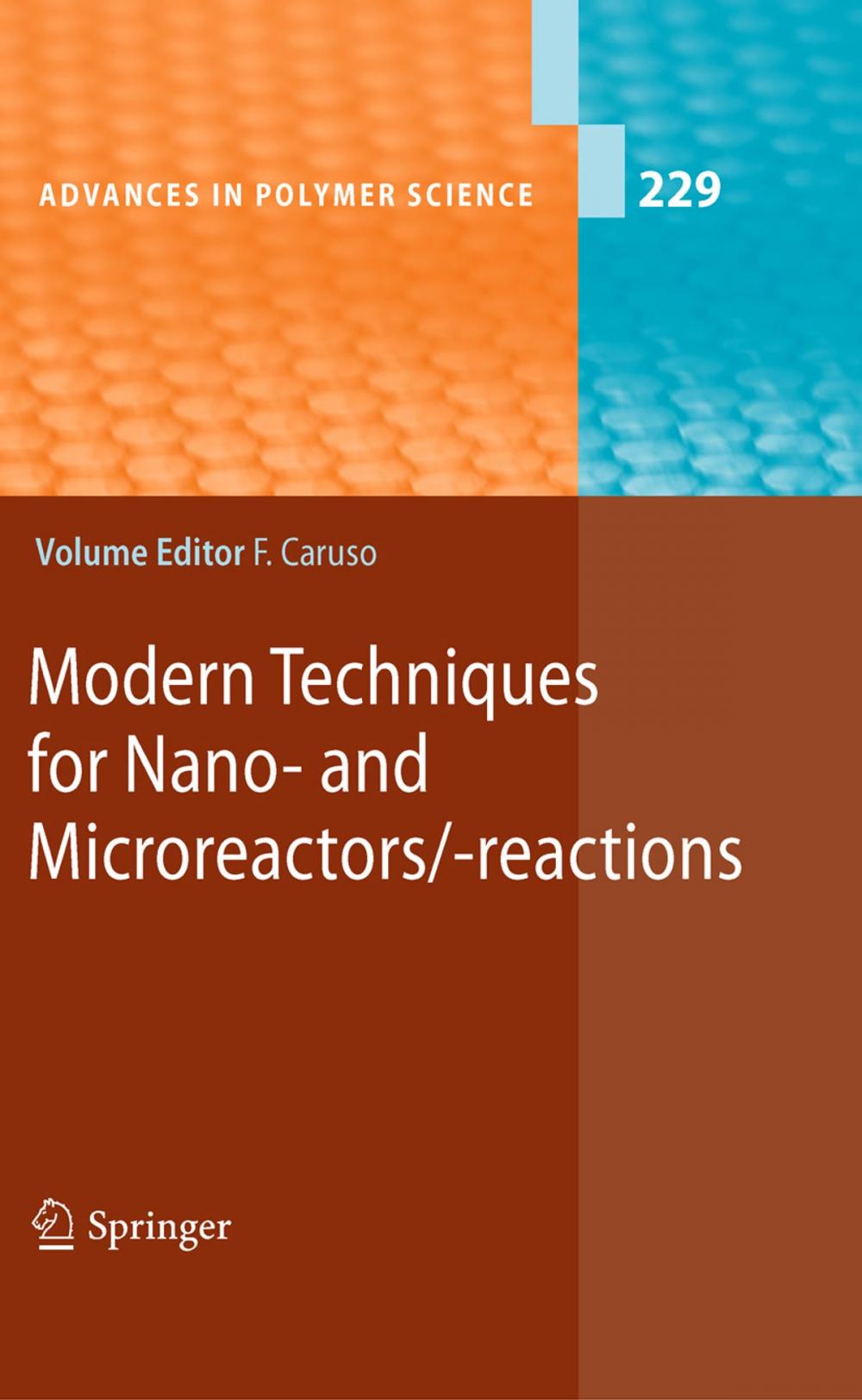 Big bigCover of Modern Techniques for Nano- and Microreactors/-reactions