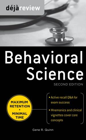 Cover of the book Deja Review Behavioral Science, Second Edition by John Pollock