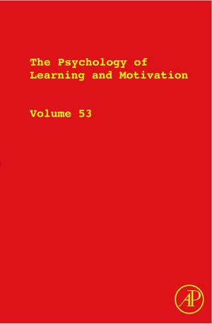 Book cover of The Psychology of Learning and Motivation