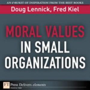 Book cover of Moral Values in Small Organizations