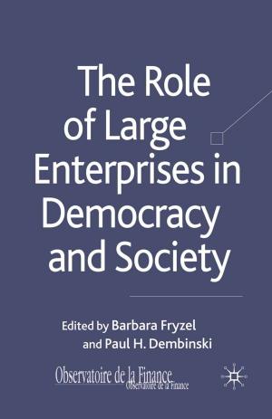 Cover of the book The Role of Large Enterprises in Democracy and Society by Melanie Reynolds