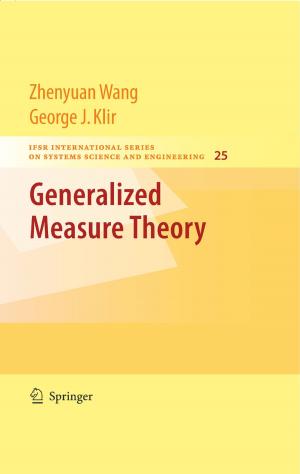 Book cover of Generalized Measure Theory