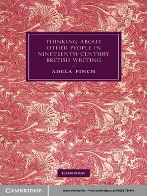 Cover of the book Thinking about Other People in Nineteenth-Century British Writing by Sara Jeannette Duncan