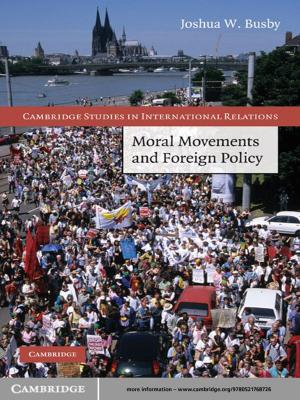 Cover of the book Moral Movements and Foreign Policy by Chris Brummer