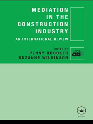 Cover of the book Mediation in the Construction Industry by N. Jacobson