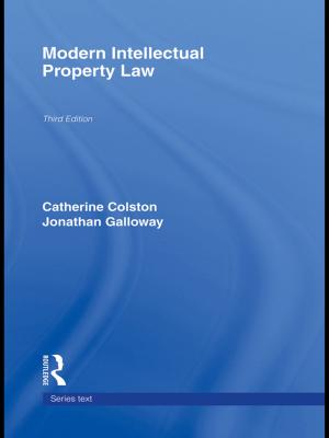 Cover of the book Modern Intellectual Property Law by 