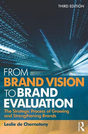 Cover of the book From Brand Vision to Brand Evaluation by Anthony Goodman