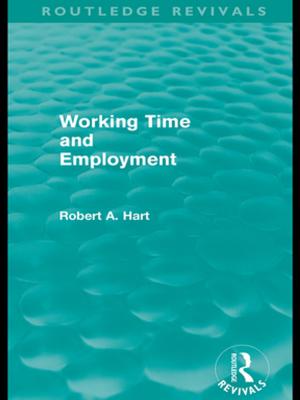 Cover of the book Working Time and Employment (Routledge Revivals) by Rosemarie Said Zahlan