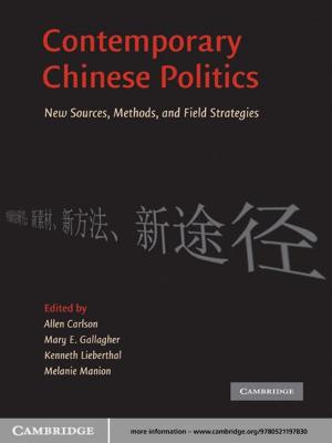 Cover of the book Contemporary Chinese Politics by Stephen B. Dobranski
