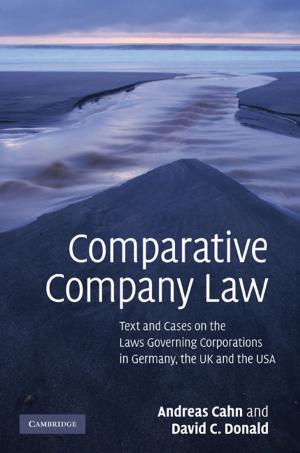 Cover of the book Comparative Company Law by Edson de Faria, Welington de Melo