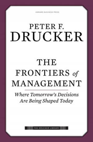 Cover of the book The Frontiers of Management by Mark de Rond