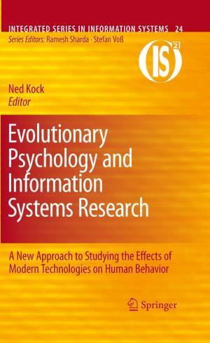 Cover of the book Evolutionary Psychology and Information Systems Research by Jeremy M. Boss, Susan H. Eckert