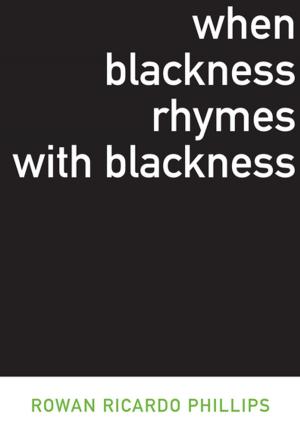 Cover of the book When Blackness Rhymes with Blackness by Eilis Ni Dhuibhne