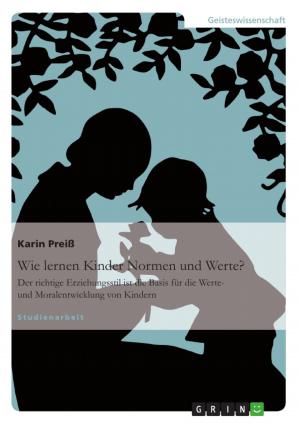 Cover of the book Wie lernen Kinder Normen und Werte? by Isabelle Harbrecht