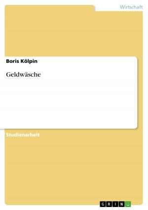 Cover of the book Geldwäsche by Alexander Berger