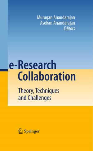Cover of the book e-Research Collaboration by Roman Krahne, Liberato Manna, Giovanni Morello, Albert Figuerola, Chandramohan George, Sasanka Deka