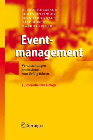 Cover of the book Eventmanagement by Christine Reitzer