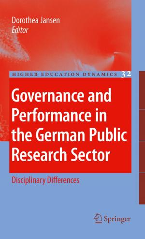 Cover of the book Governance and Performance in the German Public Research Sector by J. I. Cooper