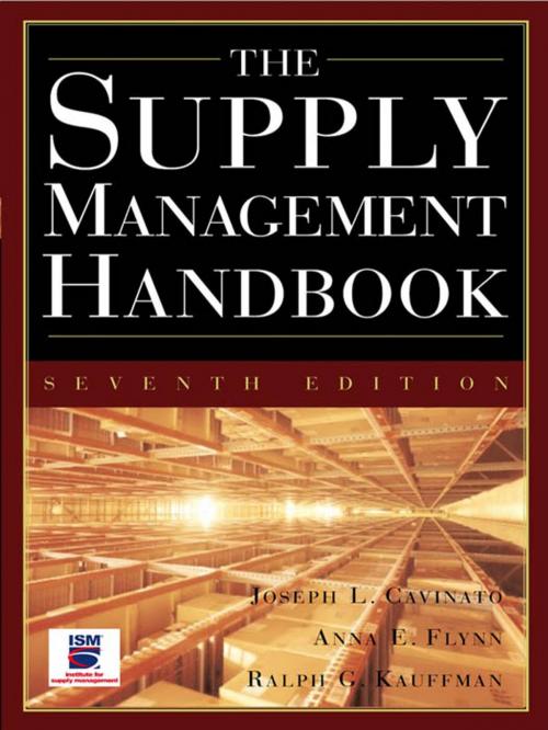 Cover of the book The Supply Mangement Handbook, 7th Ed by Joseph L. Cavinato, McGraw-Hill Education