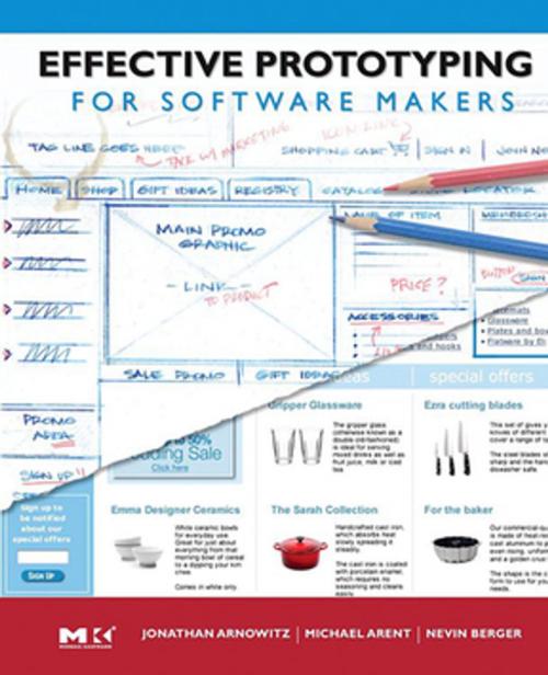 Cover of the book Effective Prototyping for Software Makers by Jonathan Arnowitz, Michael Arent, Nevin Berger, Elsevier Science