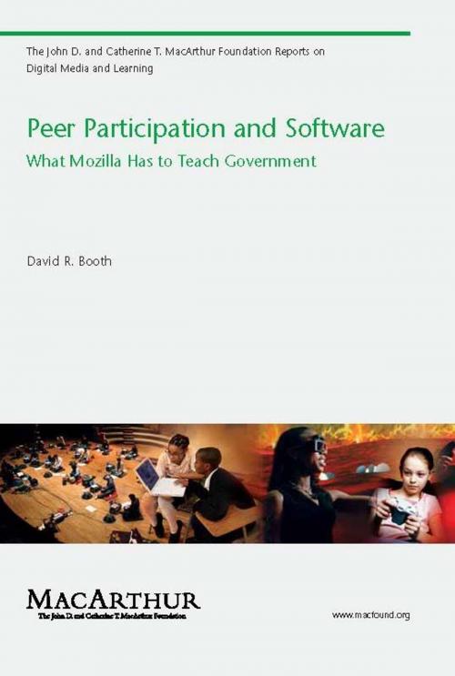 Cover of the book Peer Participation and Software: What Mozilla Has to Teach Government by David R. Booth, MIT Press