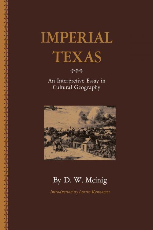 Cover of the book Imperial Texas by D.W. Meinig, University of Texas Press