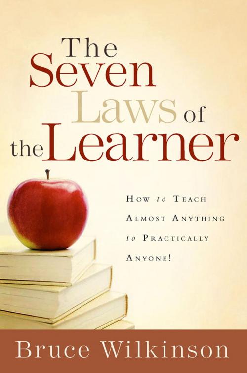 Cover of the book The Seven Laws of the Learner by Bruce Wilkinson, The Crown Publishing Group