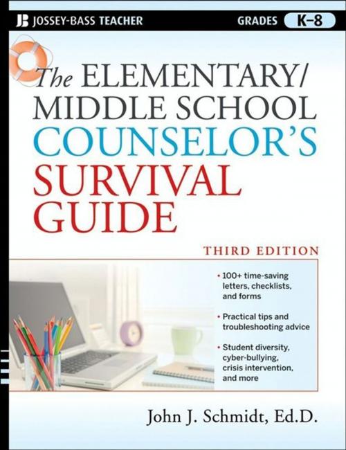 Cover of the book The Elementary / Middle School Counselor's Survival Guide by John J. Schmidt Ed.D., Wiley