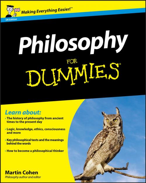 Cover of the book Philosophy For Dummies by Martin Cohen, Wiley