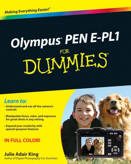 Cover of the book Olympus PEN E-PL1 For Dummies by Julie Adair King, Wiley