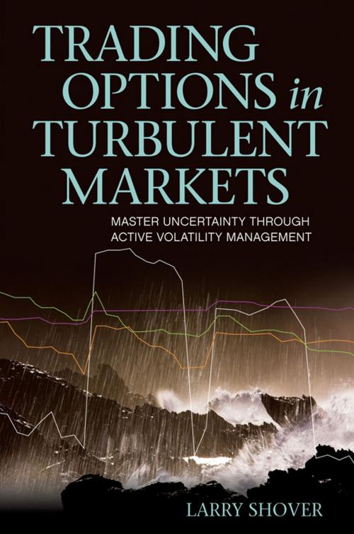 Cover of the book Trading Options in Turbulent Markets by Larry Shover, Wiley