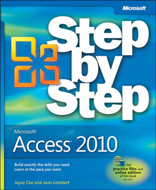 Cover of the book Microsoft® Access® 2010 Step by Step by Joan Lambert, Joyce Cox, Pearson Education