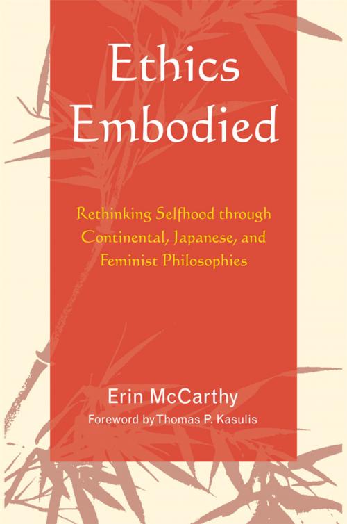 Cover of the book Ethics Embodied by Erin McCarthy, Lexington Books