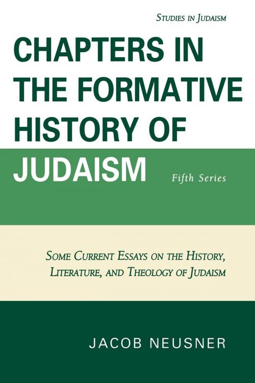Cover of the book Chapters in the Formative History of Judaism by Jacob Neusner, UPA