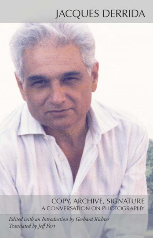 Cover of the book Copy, Archive, Signature by Jacques Derrida, Stanford University Press