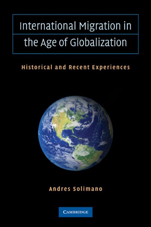 Cover of the book International Migration in the Age of Crisis and Globalization by Andrés Solimano, Cambridge University Press