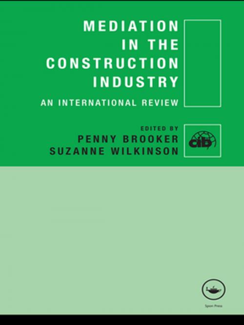 Cover of the book Mediation in the Construction Industry by , CRC Press
