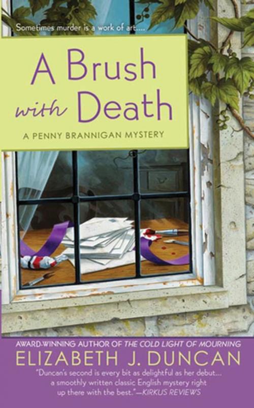 Cover of the book A Brush with Death by Elizabeth J. Duncan, St. Martin's Press
