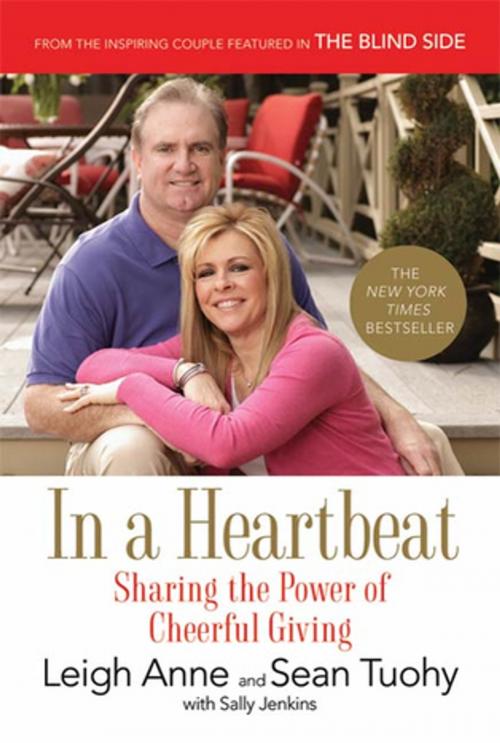 Cover of the book In a Heartbeat by Leigh Anne Tuohy, Sean Tuohy, Sally Jenkins, Henry Holt and Co.
