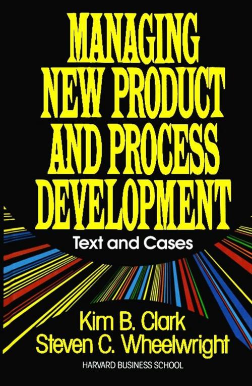 Cover of the book Managing New Product and Process Development by Steven C. Wheelwright, Free Press