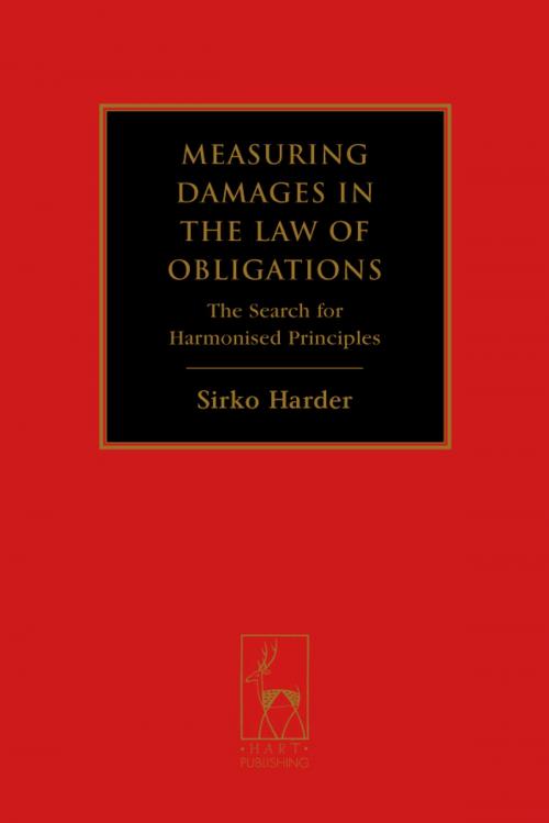 Cover of the book Measuring Damages in the Law of Obligations by Dr Sirko Harder, Bloomsbury Publishing